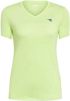 Diadora L. T-shirt Dames limoen - S