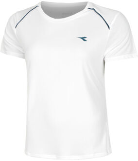 Diadora L. T-shirt Dames wit - XS,S,M,L,XL