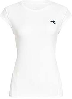 Diadora L. T-shirt Dames-Wit - XS,S,M,L,XL