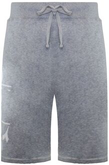 Diadora Logo Heren Grijs Korte Broek