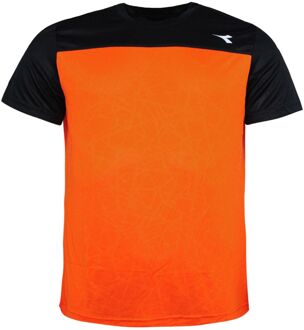 Diadora Logo Heren Oranje T-Shirt