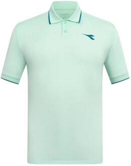 Diadora Match Polo Heren-groen - L