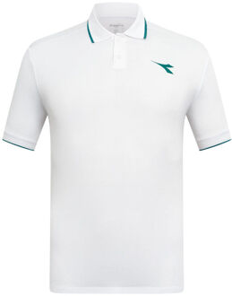 Diadora Match Polo Heren-wit - XL