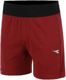 Diadora Match Shorts Heren-donkerrood - L/XL