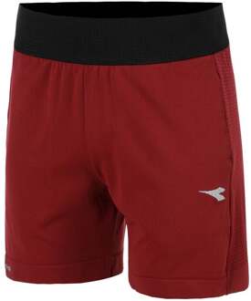 Diadora Match Shorts Heren-donkerrood - XXL