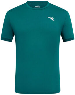 Diadora Match T-shirt Heren-donkergroen - S,M,L,XL,XXL
