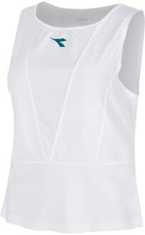 Diadora Match Tanktop Dames-wit - XXS