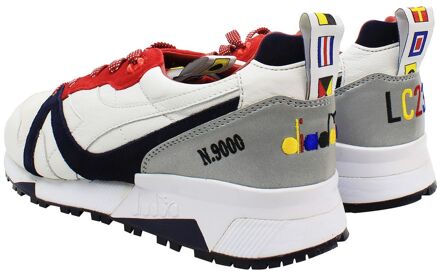Diadora N9000 Sailing Heren Off White Sportschoenen Veelkleurig - EU 43 / UK 9