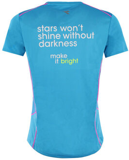 Diadora Run Dames Blauw T-Shirt
