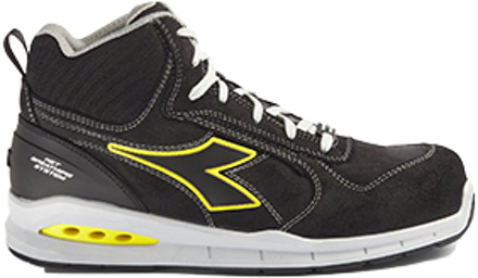 Diadora Run Net Airbox | Hoge Werkschoen S3 Zwart - 47