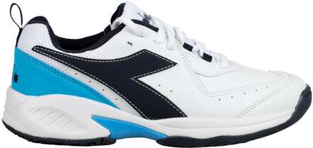 Diadora S. Challenge 5 Tennisschoenen Kinderen-Wit,Blauw - 29,30,31,31.5,32,33,33.5,34,35,35.5,36,36.5,37,38,38.5