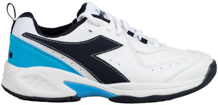 Diadora S. Challenge 5 Tennisschoenen Kinderen-Wit,Blauw - 32,33.5,35,35.5,36.5,38.5