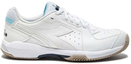 Diadora S. Challenge 6 Sl Tennisschoenen Dames-Wit,Lichtblauw - 36.5,38,38.5,40,40.5