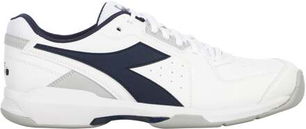 Diadora S.Challenge 6 SL Tennisschoenen Heren-Wit,Blauw - 39,40,40.5,41,42,42.5,43,44,44.5,45,45.5,46,47,47.5