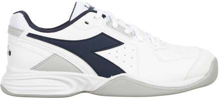 Diadora S.Challenge 6 SL Tennisschoenen Kinderen-Wit,Blauw - 33,33.5,34,35,35.5,36,36.5,37,38