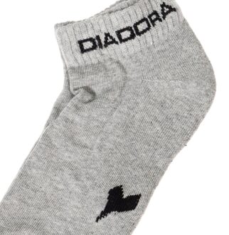 Diadora Set-3 sportsokken met badstof enkel D9800 Unisex Grijs