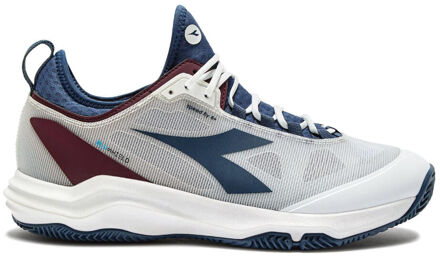 Diadora Speed Blushield Fly 4 + Tennisschoenen Heren-wit - 40.5,42,42.5,43,44,44.5,45,45.5,46,47,47.5