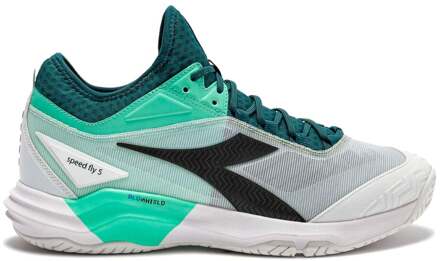 Diadora Speed Blushield Fly 5 Allcourt schoen Heren-petrolblauw, zwart - 41,42,42.5,43,44,44.5,45,45.5,46,47,47.5,48,49