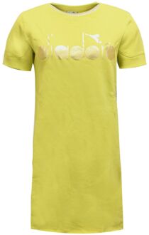 Diadora Sportswear Vrouwen Gele Jurk Groen - M