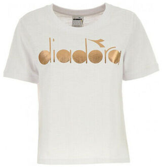 Diadora Sportswear Vrouwen Wit T-Shirt