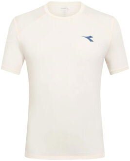 Diadora Ss T-shirt Heren-Crème - M,L,XL,XXL