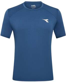 Diadora Ss T-shirt Heren-Donkerblauw - M