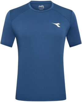 Diadora Ss T-shirt Heren-Donkerblauw - S,M