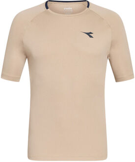 Diadora T-shirt Heren-Beige - S