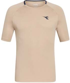 Diadora T-shirt Heren-Beige - XXL