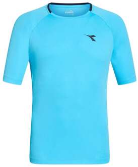 Diadora T-shirt Heren-Lichtblauw - S