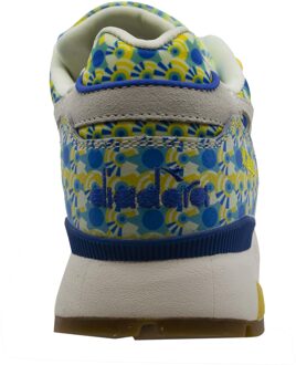 Diadora V7000 Futirism Heren Blauw/Geel Trainers Veelkleurig