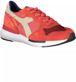 Diadora V7000 Roodbeige Sneakers Oranje