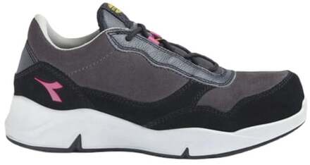 Diadora Werkschoen Athena Laag 179902 S3L D0458 | Nine Iron/Raspberry (D0458) | Maat 36 - 8053607443505