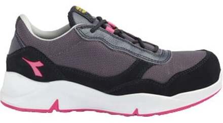 Diadora Werkschoen Athena Text Laag 179903 S1P D0458 | Nine Iron/Raspberry (D0458) | Maat 41 - 8053607443291