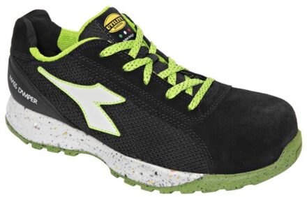 Diadora Werkschoen Glove Eco 177661 Laag S1P | Zwart/Groen | Maat 40 - 8032521551787