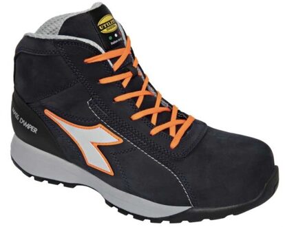 Diadora Werkschoen Glove MDS Mid 181134 S3S | Dark Navy/Orange fluo C9545 | Maat 37 - 8053607609222
