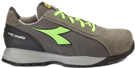 Diadora Werkschoen Glove Mds Text Low 181136 S1PS C9546 | Coal Green Fluo C9546 | Maat 48 - 8053607612314