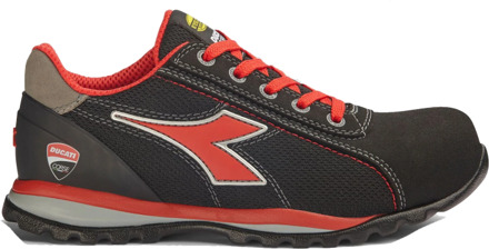 Diadora Werkschoen Glove MONSTER LOW S1PS 182049 | Zwart/Rood | Maat 45 - 8054795151388