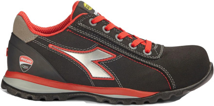 Diadora Werkschoen Glove MONSTER LOW S3S 182048 | Zwart/Rood | Maat 43 - 8054795151517