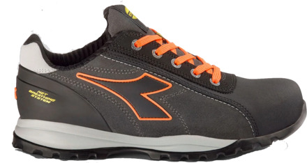 Diadora Werkschoen Glove Net Laag Pro 181122 S1P Asfalt/Oranje | Asfalt/Oranje Fluo | Maat 37 - 8053607616138