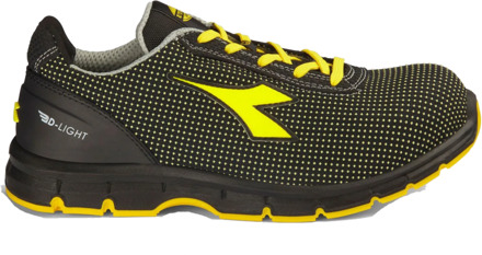 Diadora Werkschoen Run Atom Low 181153 S3S C0401 | Black Yellow Croms C0401 | Maat 41 - 8053607623686