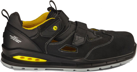 Diadora Werkschoen Run Net Sandaal 181144 S1PS C4663 | Black Anthracite C4663 | Maat 39 - 8053607621545