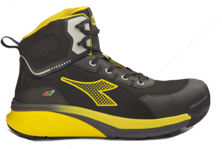 Diadora Werkschoen VORTEX DA2 MID S3S 182041 | Zwart/Yellow Croms | Maat 43 - 8054795151296