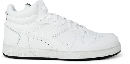 Diadora Witte Leren Sneakers voor Heren Diadora , White , Heren - 42 Eu,46 Eu,44 EU