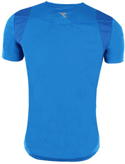 Diadora X-Run Basic Heren Blauw T-Shirt - maat