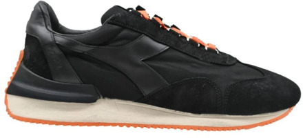 Diadora Zwarte Nubuck Sneakers voor Mannen Diadora , Multicolor , Heren - 40 1/2 Eu,40 EU