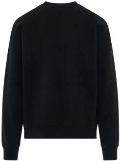 Diag Regular zwart sweatshirt met ronde hals