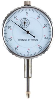 Dial Indicator Gage 0-10MM Buitenste Meten 0.01mm Nauwkeurige Klok Nauwkeurigheid Meting Tool 0-10MM Buitenste Meten Klok