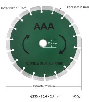 Diamant Cirkelzaagbladen Diamond Saw Disc Snijden Steen Graniet Marmer Beton Snijgereedschap Blade Droog Snijden Disc