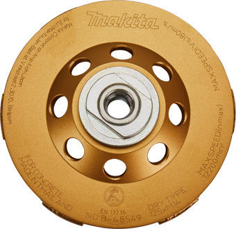 Diamant komschijf 125mm snel - B-48549 B-48549